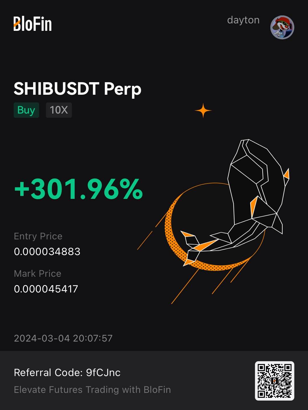 SHIB 301%